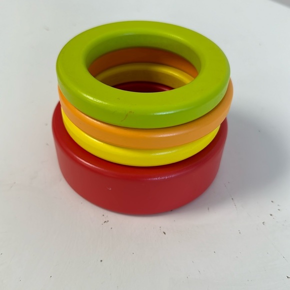 lovevery Other - Wooden Replacement Rings for Lovevery Stacking Cylinder Tube